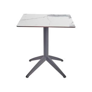Стіл QUATRO FOLD 70X70 MARBLE-ANTRACITE